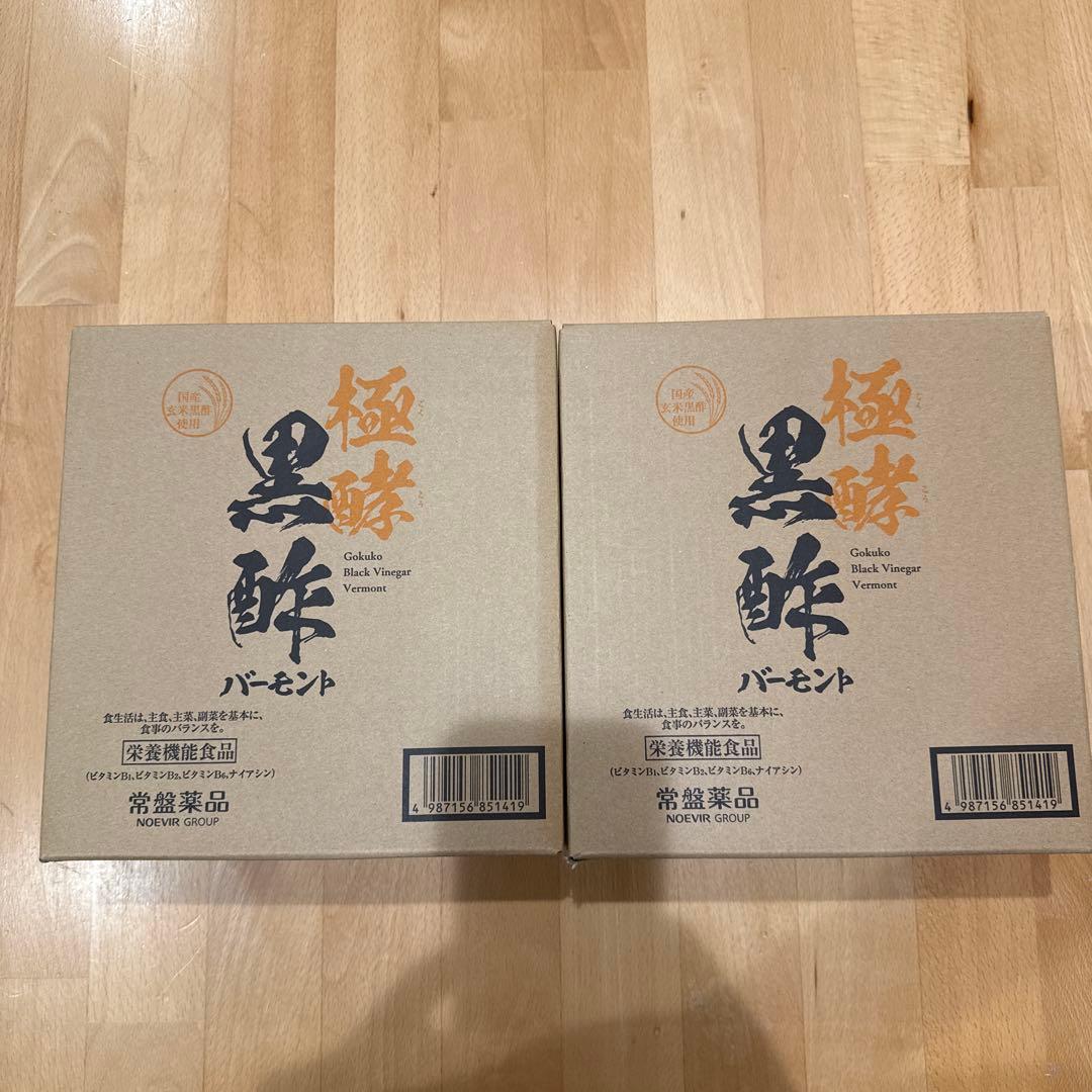 常盤薬品　極醸 黒酢 バーモント 720ml 6本セット