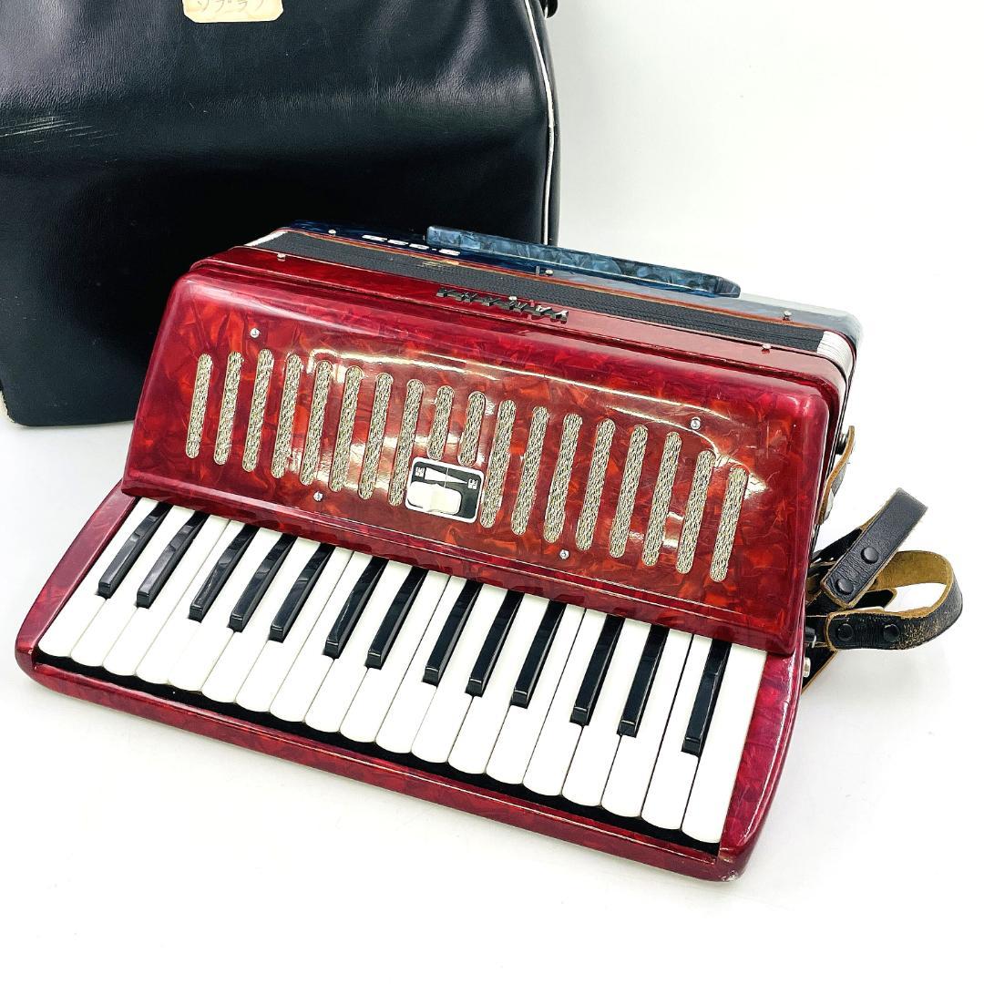 ヤマハ アコーディオン S-32B 【職人検品 音出し動作確認済み 一部難あり】