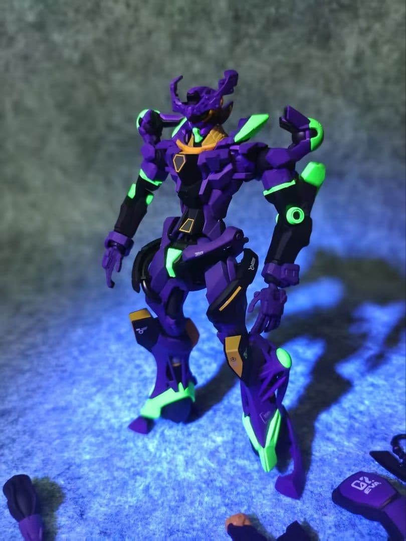 HG GQuuuuuuX ジークアクス 全塗装完成品 エヴァンゲリオンカラー