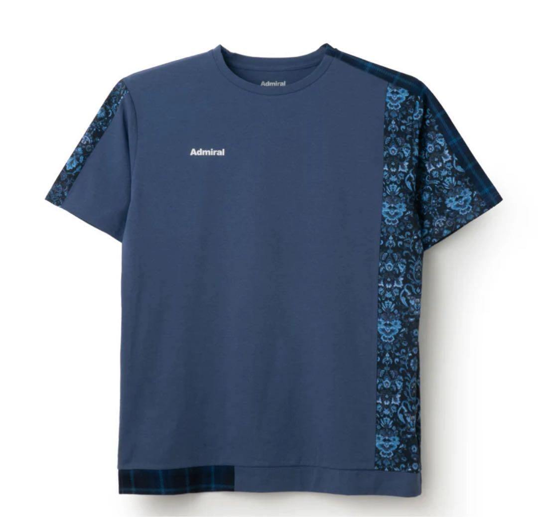 admiral 半袖Tシャツ　Lサイズ ATMA520 ブルー