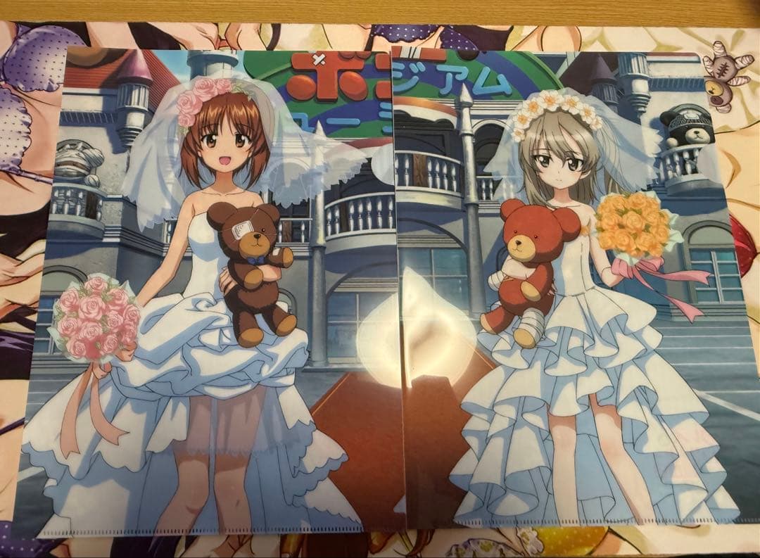 ガールズ&パンツァー あんこう祭カーテン魂購入特典 クリアファイル おまけ付き