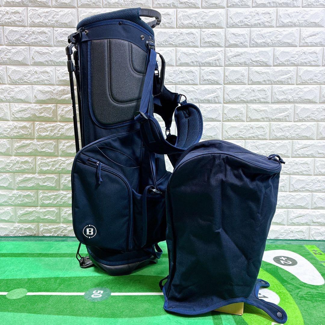 BRIEFING CR-4 キャディバッグ 軽量スタンド式 ネイビー ゴルフ