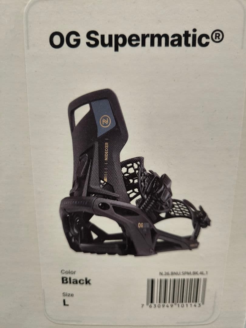 25-26 OG Supermatic ビンディング Lサイズ ブラック