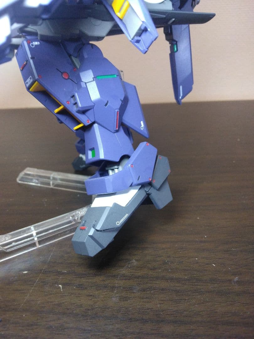 HGガンダムTR-1 ハイゼンスレイ・ラーⅡ全塗装完成品　改造品　　台座付