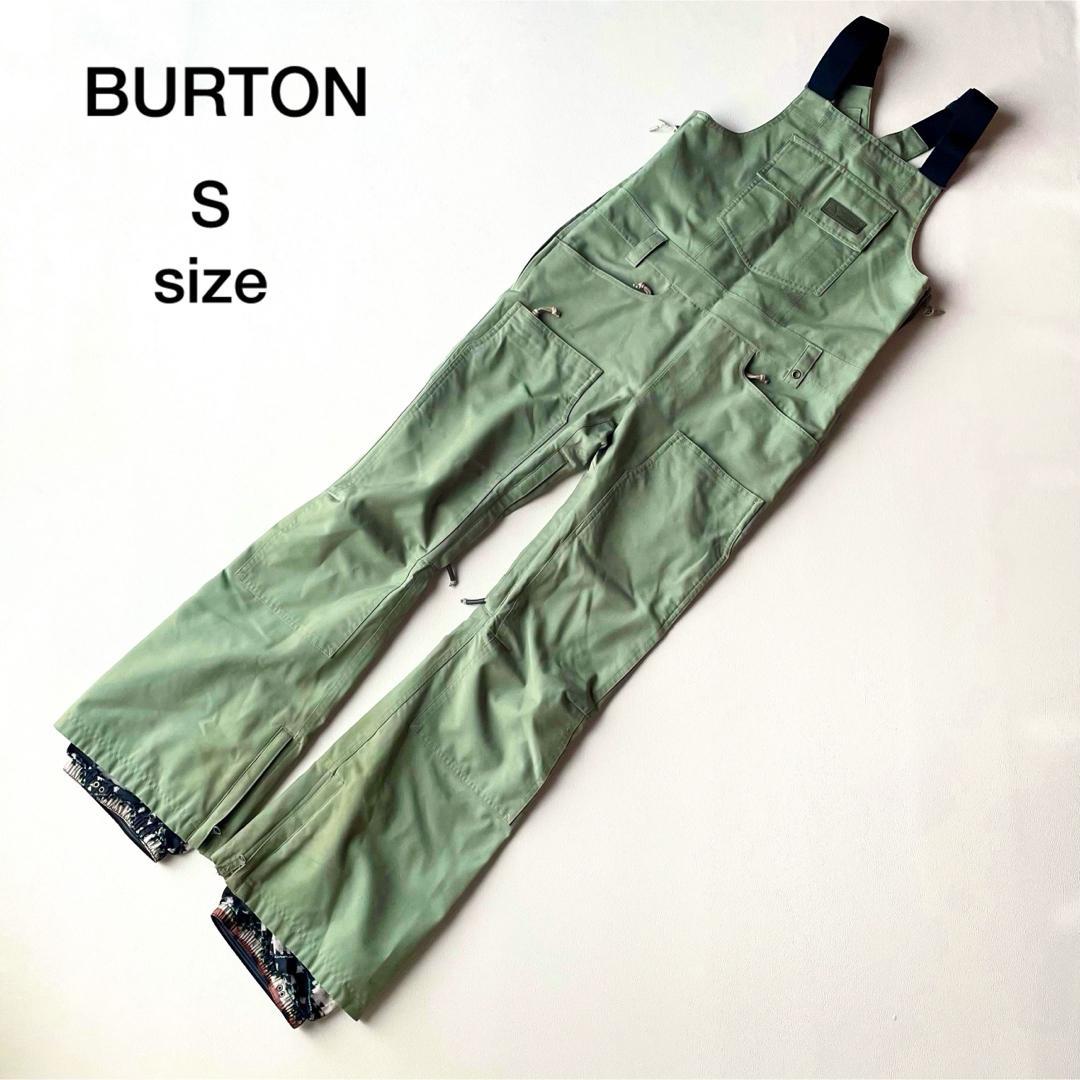 5467　バートン　ビブパンツ レディース スノボウェア カーキ　ZEALOUS