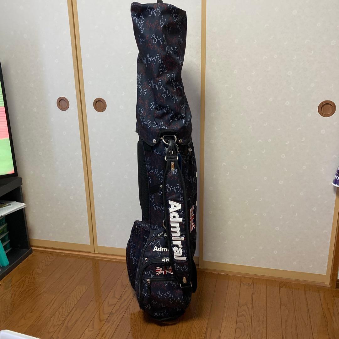 Admiral ネイビー ゴルフバッグ