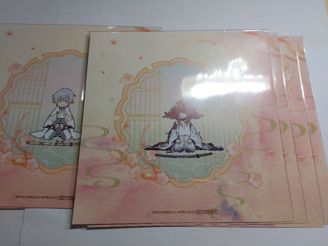 刀剣乱舞 アニカフェ 顕現シート セット 長義 鶴丸 抜丸 太閤 日向