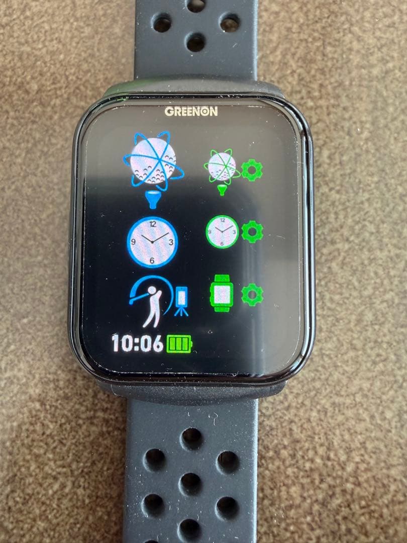 むら　GREENON スマートウォッチ GS501 黒
