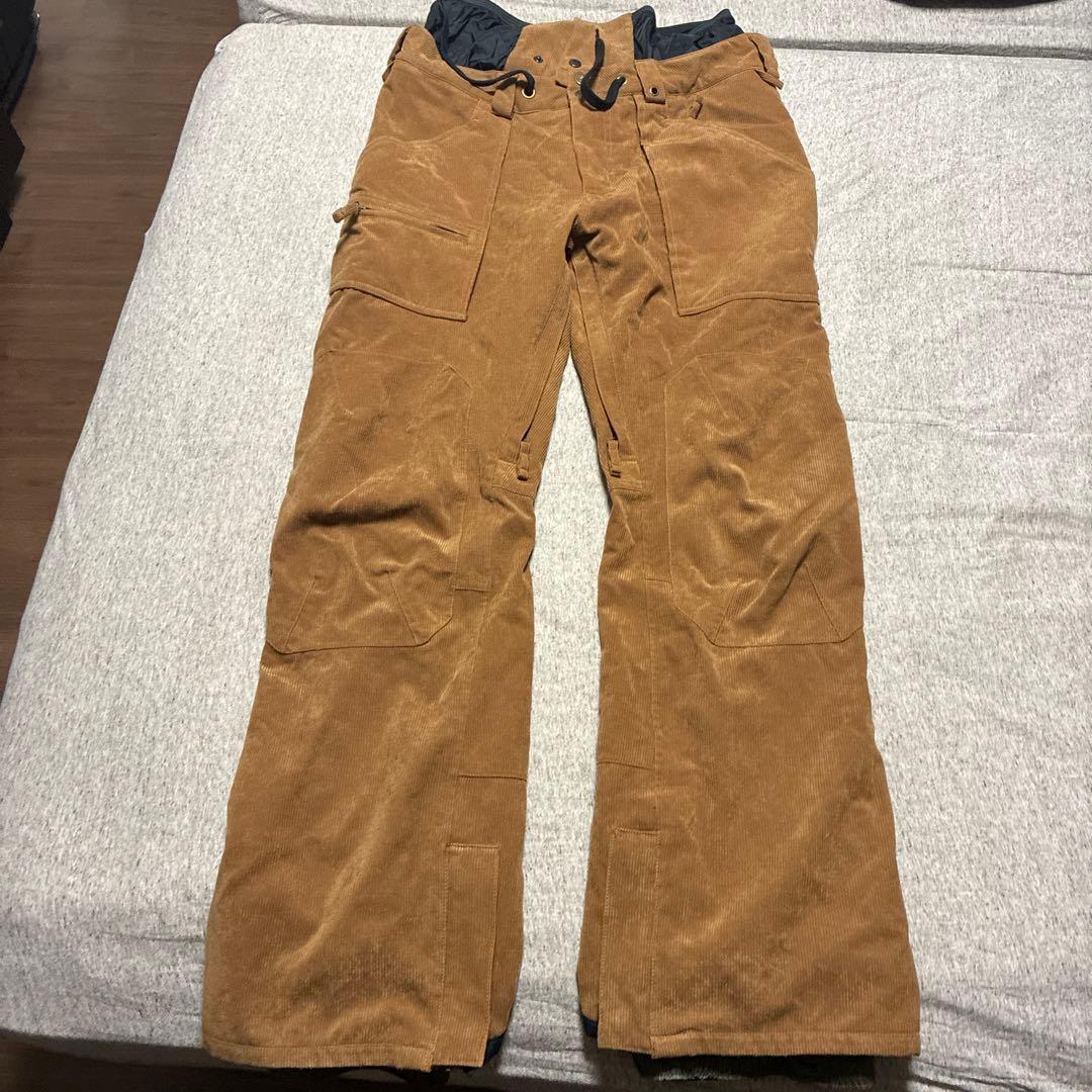 【廃盤品】burton コーデュロイ　ワイドカーゴパンツ
