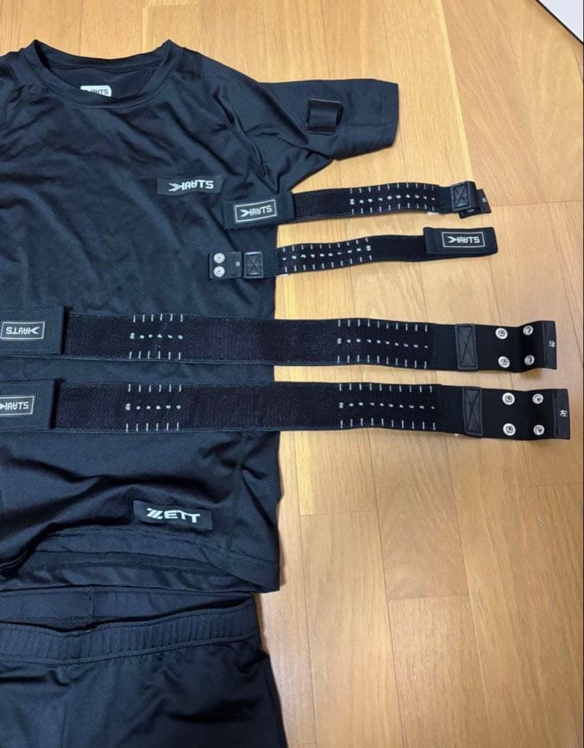 KAATSストレッチシャツパンツLベルト腕.脚M