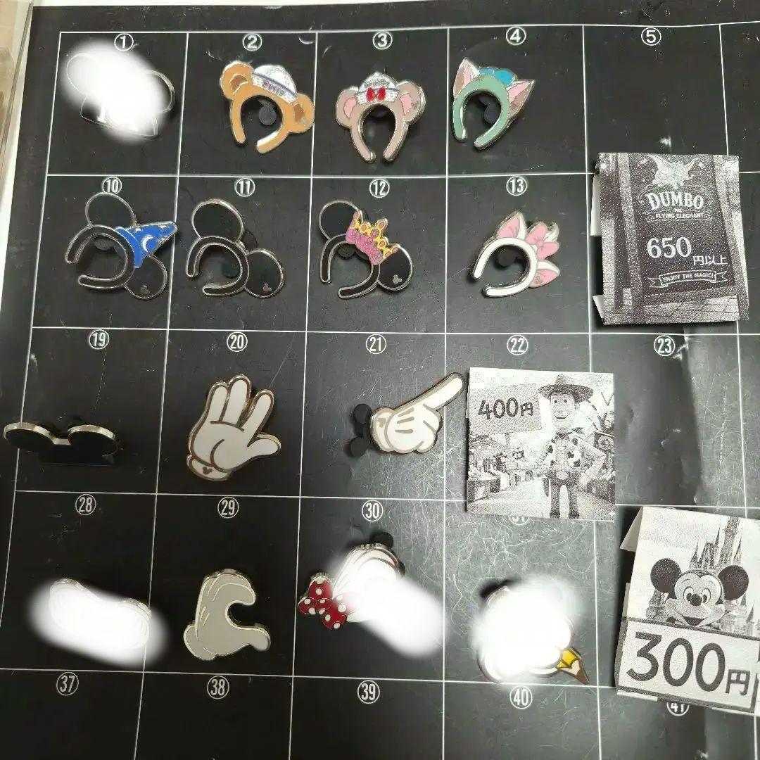 ハンドシェイク　カチューシャ　ダッフィー　シェリーメイ　ディズニーピン