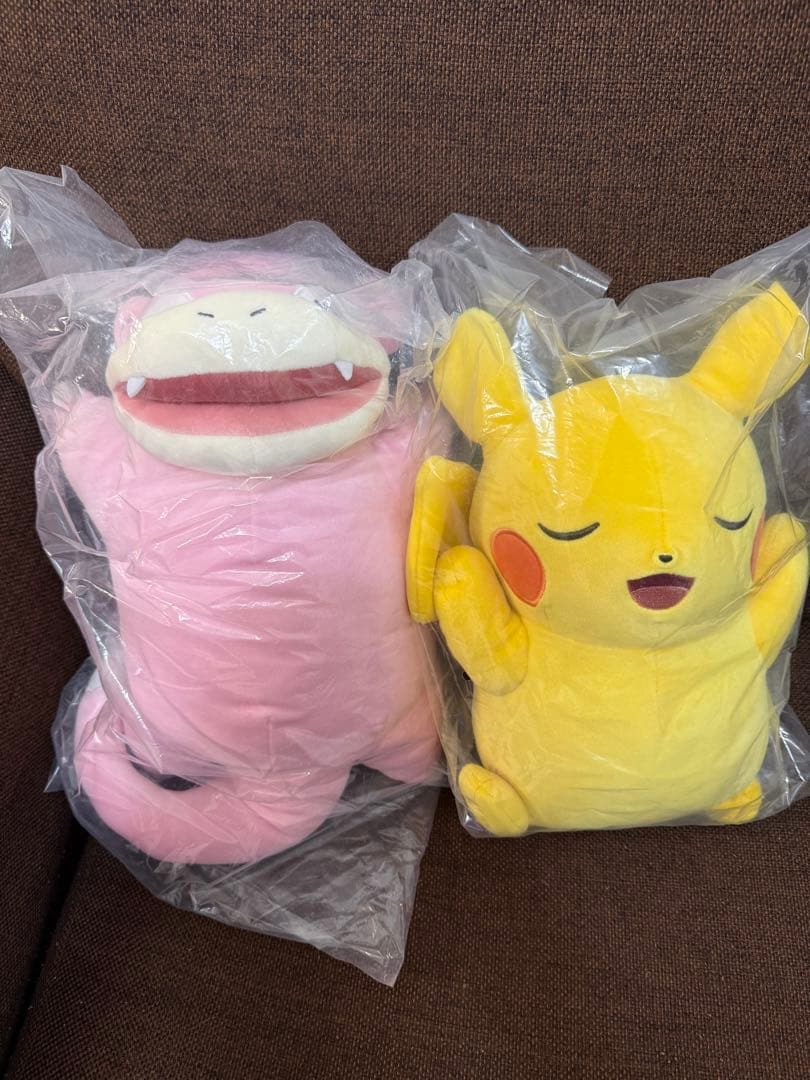 【新品タグ付き】ぬいぐるみ Pokémon Sleep ピカチュウ＆ヤドンセット