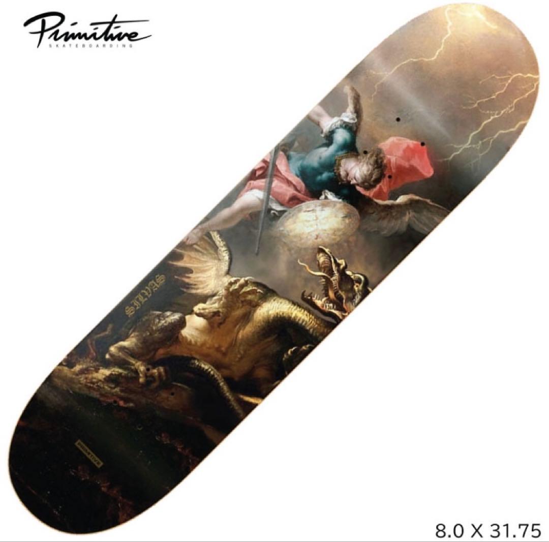 スケートボード Primitive Silvas Courage Deck 8.0
