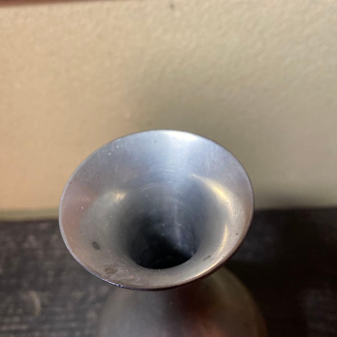 錫徳利B京錫源製　8cm18cm 461g