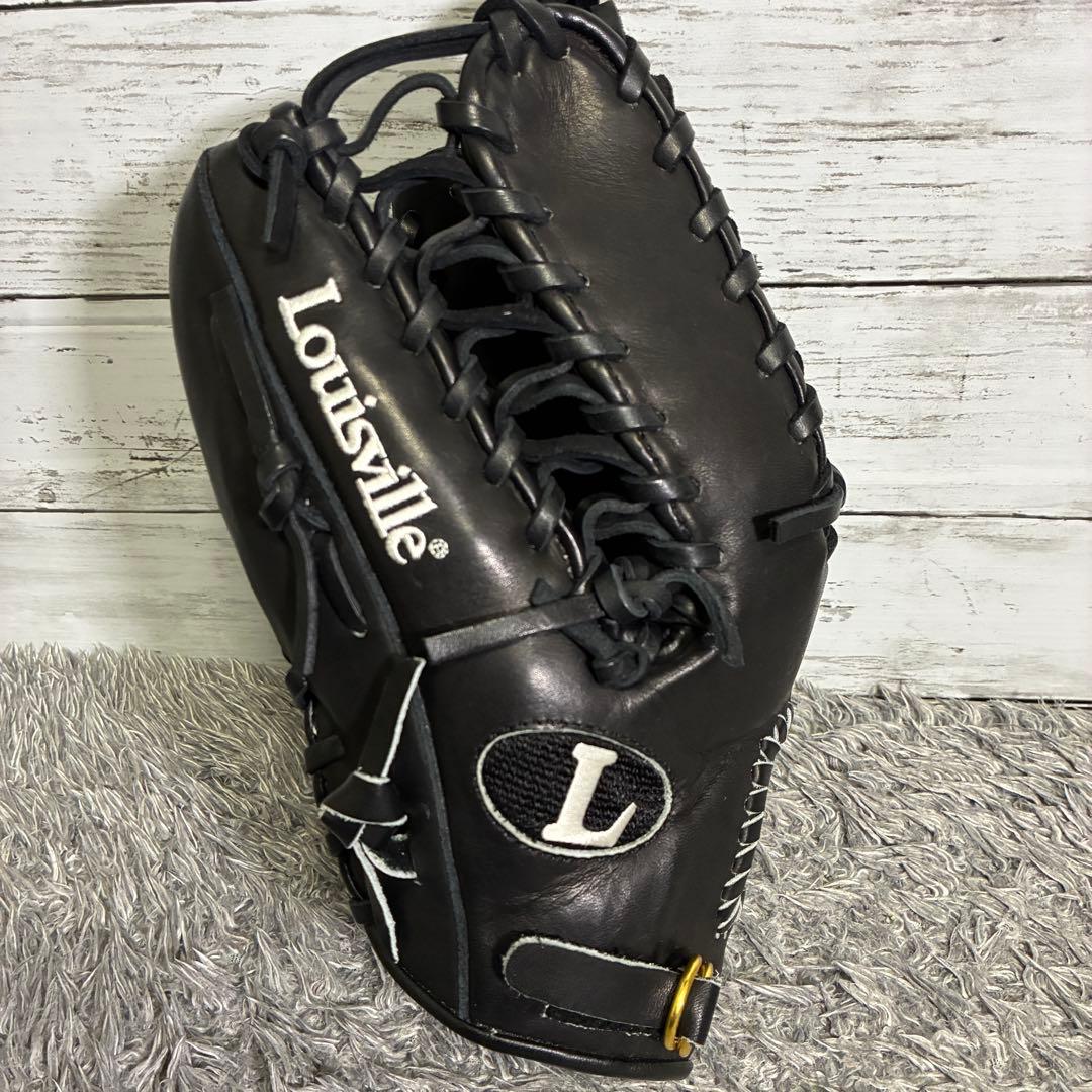 【美品】TPX Pro ルイスビルスラッガー 硬式 外野手 左投げ ブラック