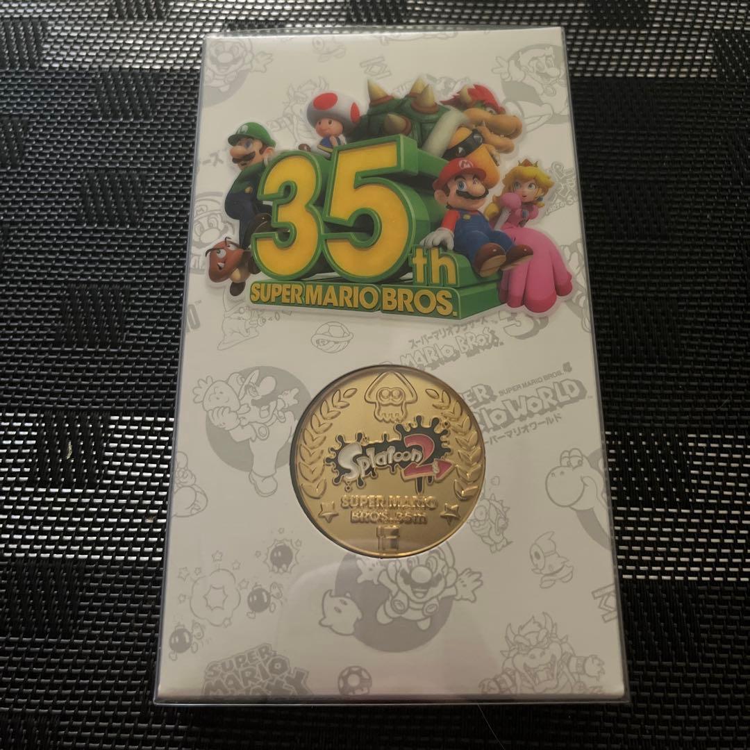 スプラトゥーン2 スーパーマリオブラザーズ35周年 メダル