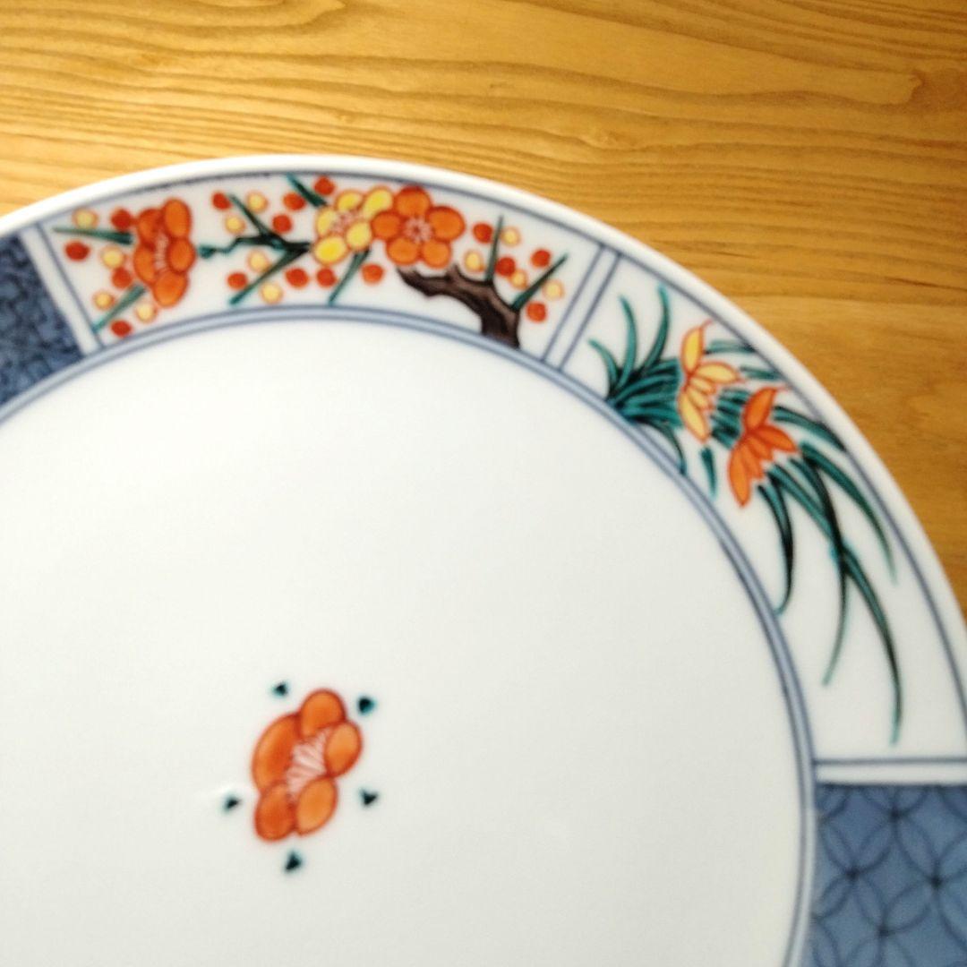 ☆ 平安六峰 清水焼 色絵皿