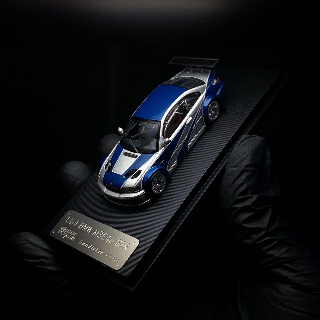 ミニカー 1/64 Ghost Player  M3 E46 GTR