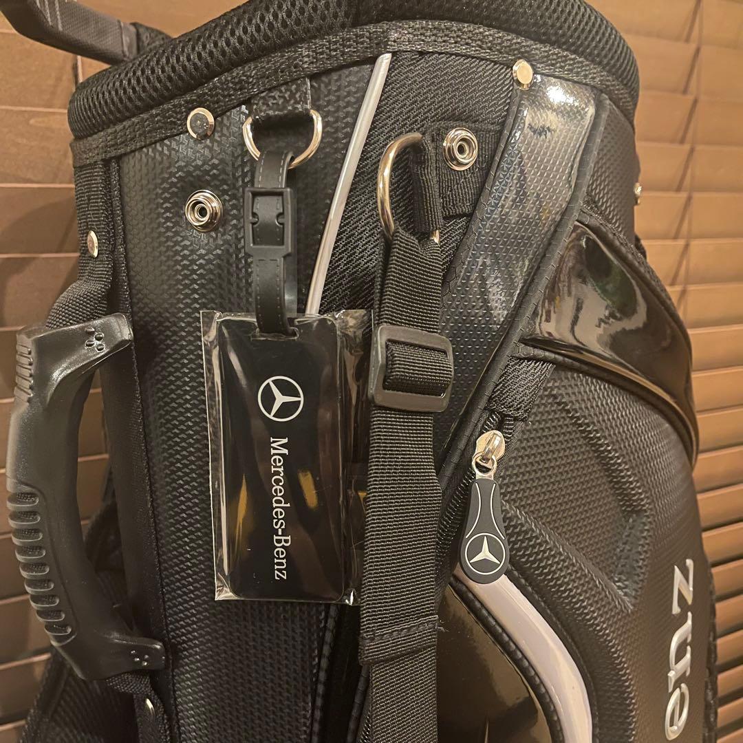 【希少品】 Mercedes Benz ベンツ キャディバッグ ゴルフバッグ 黒