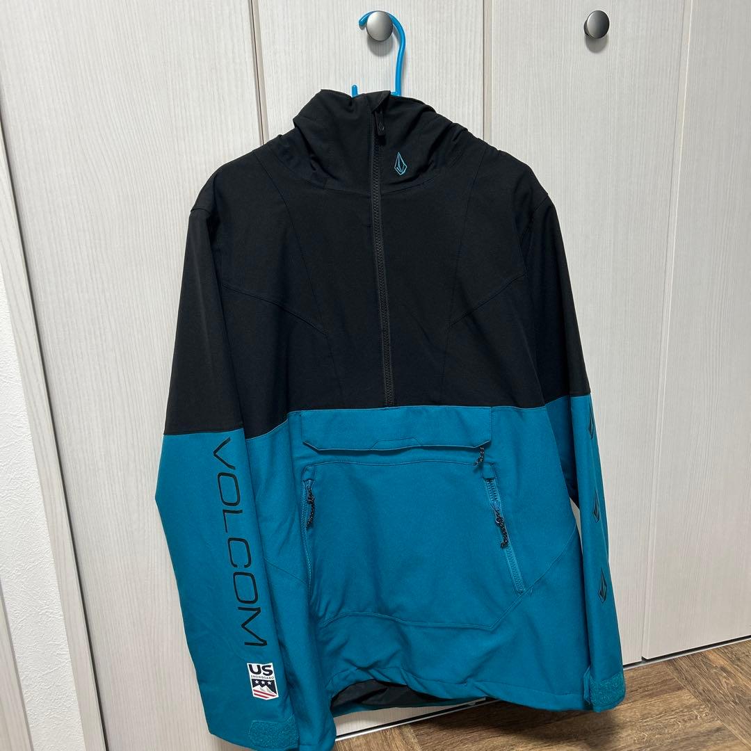 VOLCOM スノーボードジャケット M ブラック/ターコイズ
