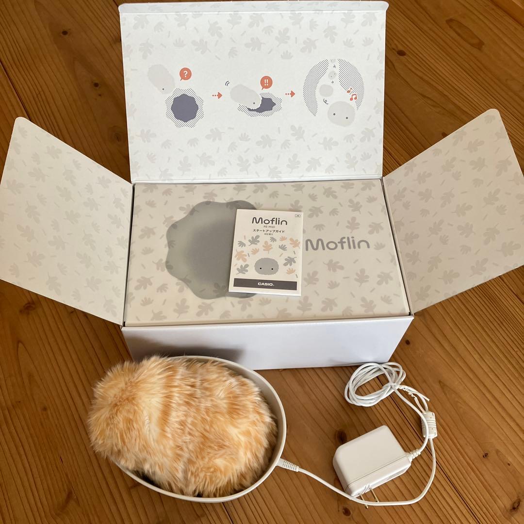 Moflin ぬいぐるみ本体 ゴールド 充電器付き