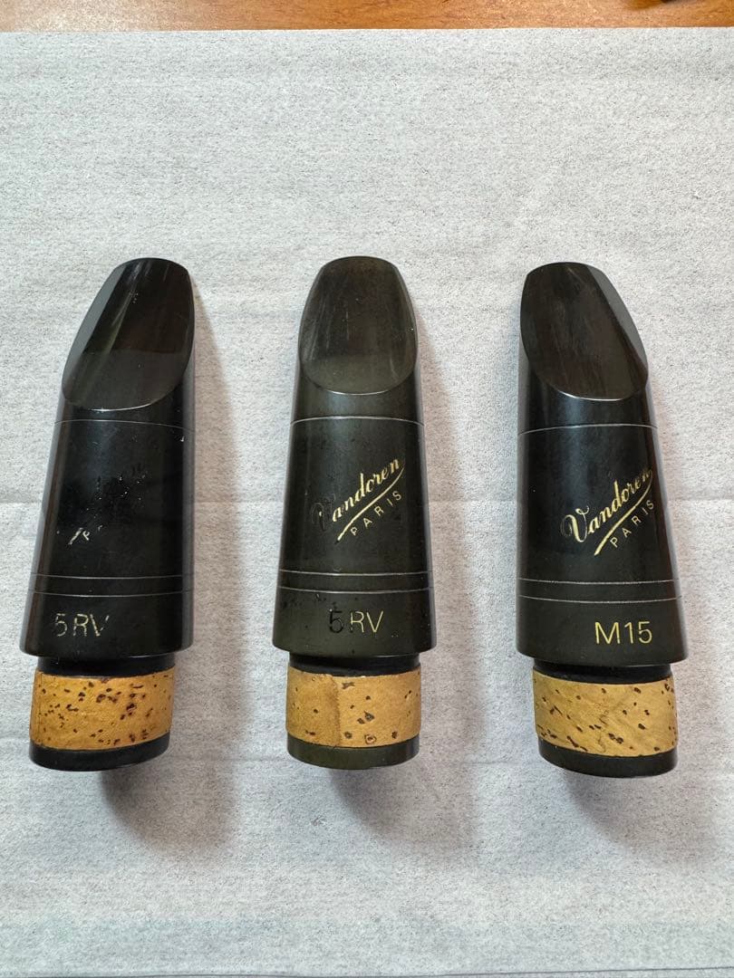 バンドレンクラリネットマウスピース 5RV M15 3本セット