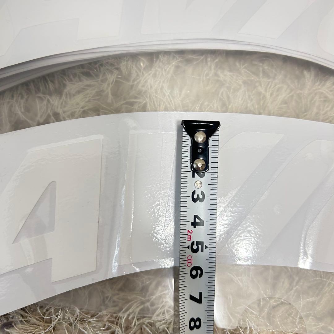 mavic ロゴ リムステッカー75mm 白14枚セット