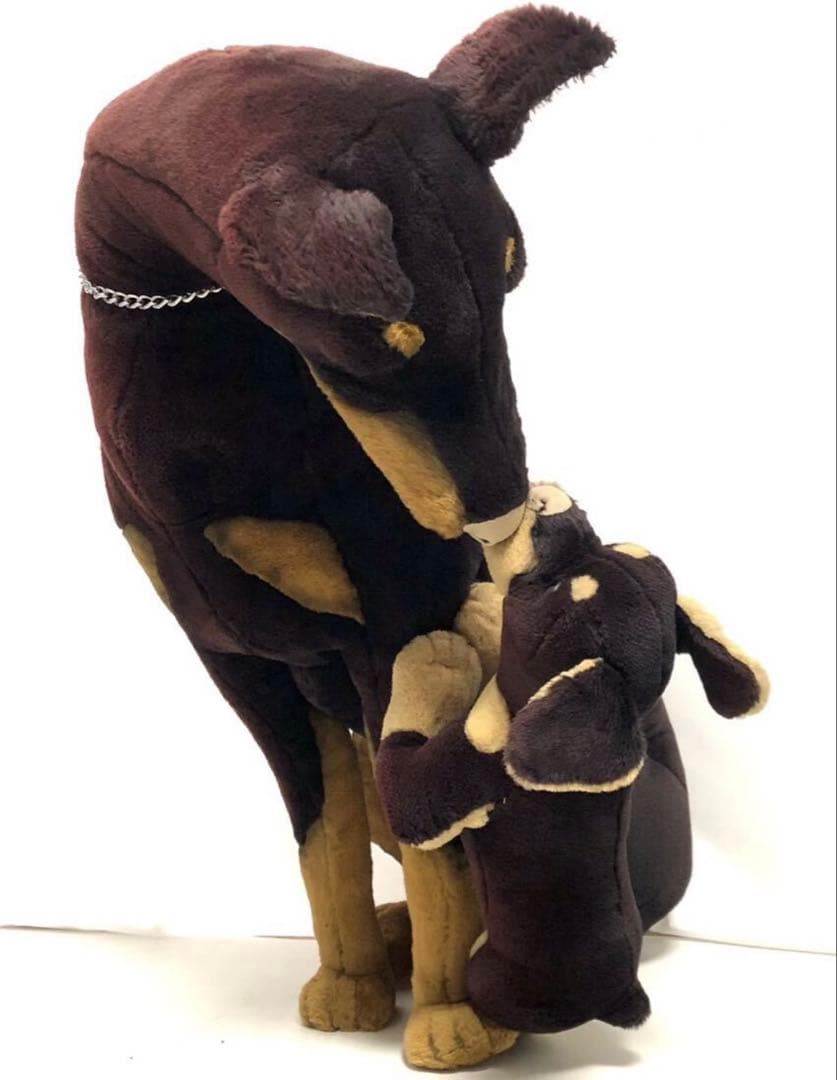 jockline ジョックライン ドーベルマン 親子 ぬいぐるみ 犬