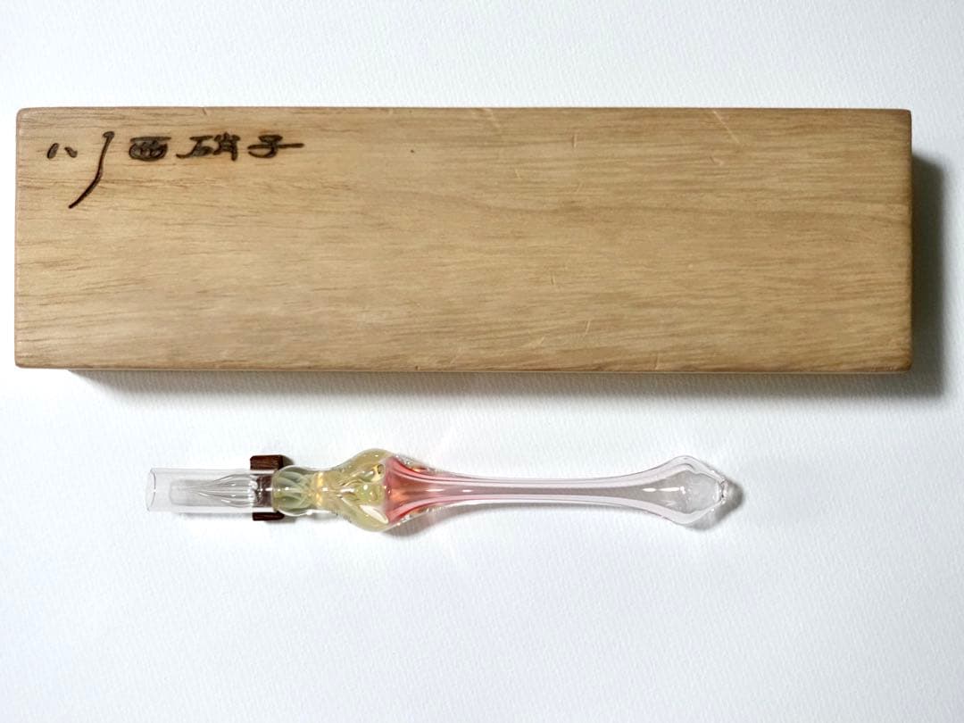 川西硝子　銀花 (ピンク）