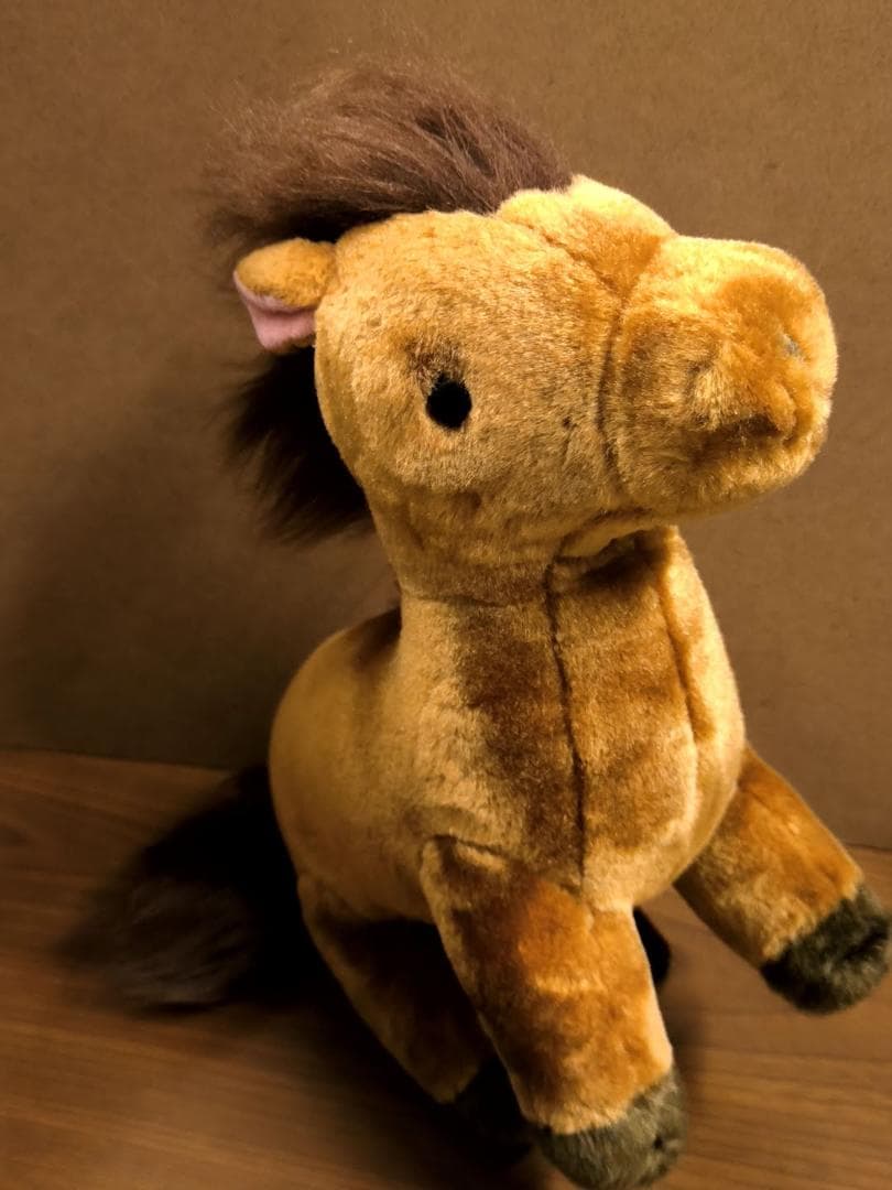 高知競馬サポートKRA 馬 ぬいぐるみ [H23xD25cm] ハルウララ素体