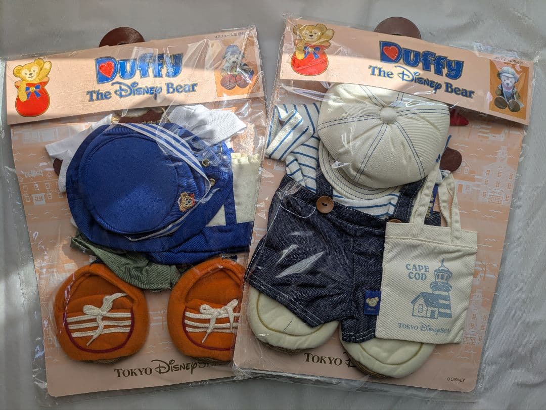 【新品＊未使用】ダッフィーコスチューム ペアセット公式