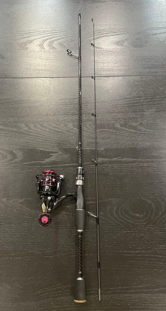 バス釣り2セット・ベイトロッド&リール(右巻)スピニングロッド&リール・ライン付