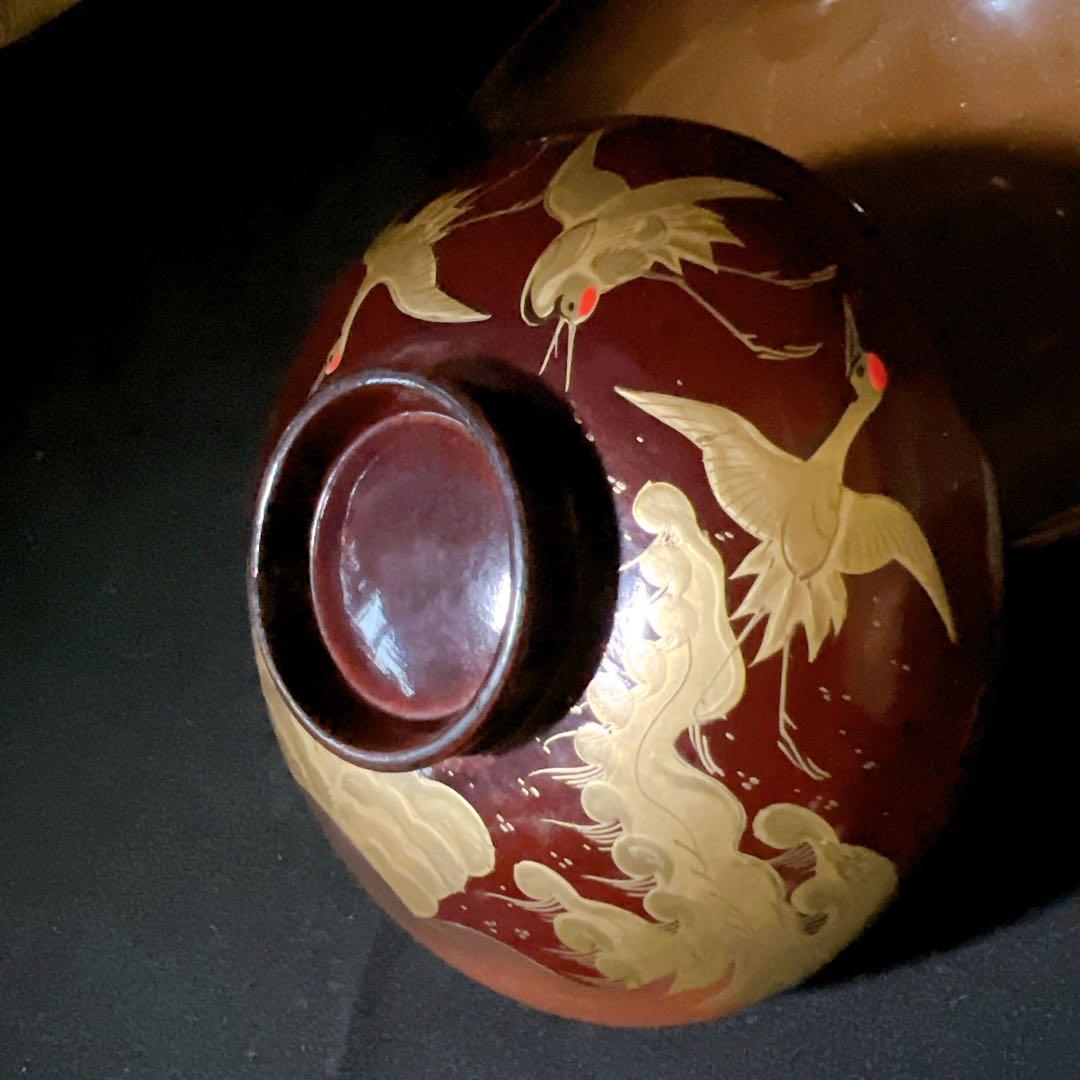 能登輪島 輪島塗 極上本堅地 金蒔絵　椀10客 茶器 蒔絵 漆器 古美術 骨董