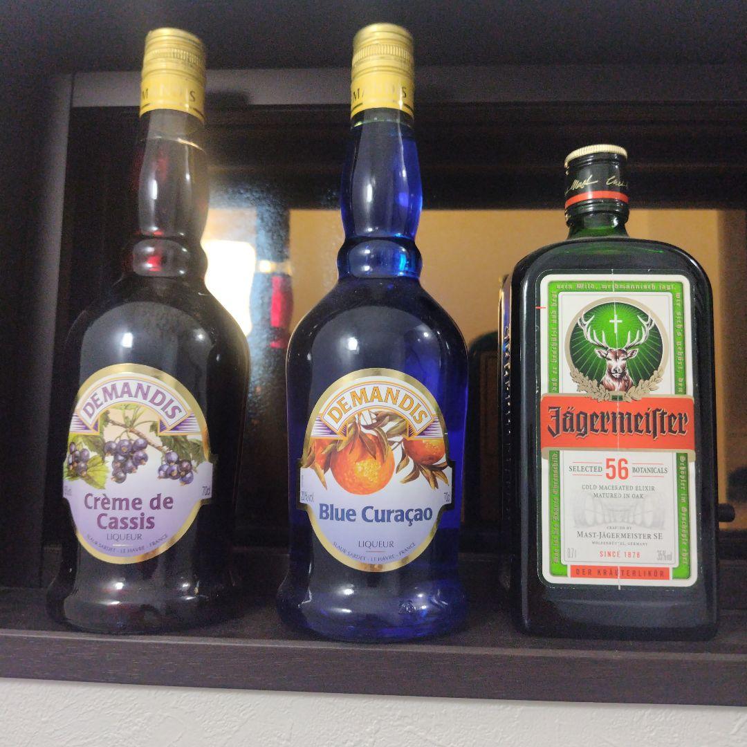 Crème de Cassis & Blue Curaçao & イエガー専用