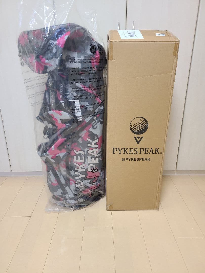 Pykes Peak スタンドゴルフバッグ カモフラージュピンク　未使用