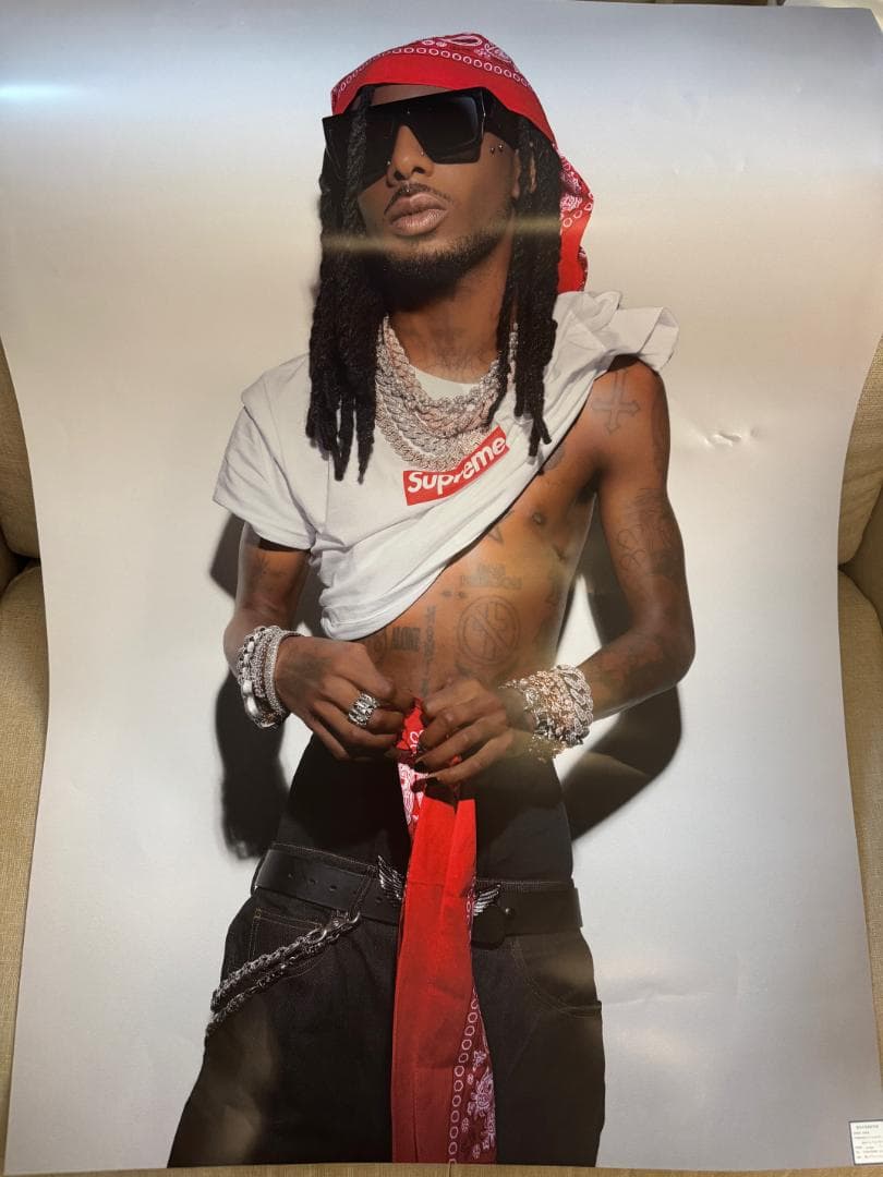 Playboi Carti Supreme 25FW ポスター