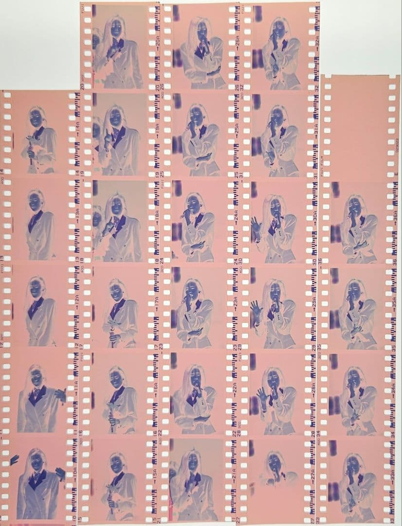 工藤静香ネガフィルム27コマ