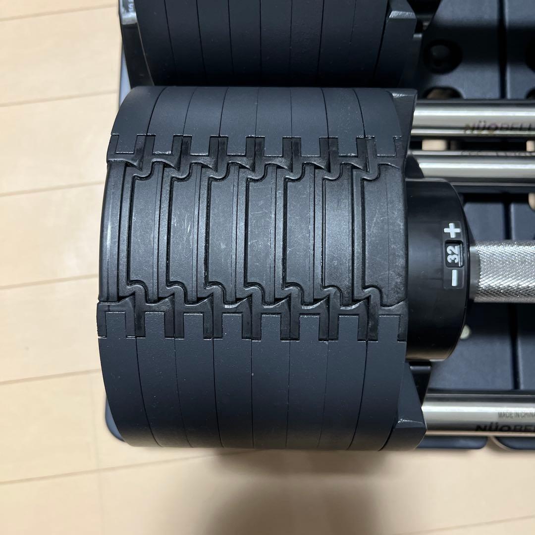 【セット購入②】32kg 2kg刻みフレックスベルNUOBELL可変式ダンベル