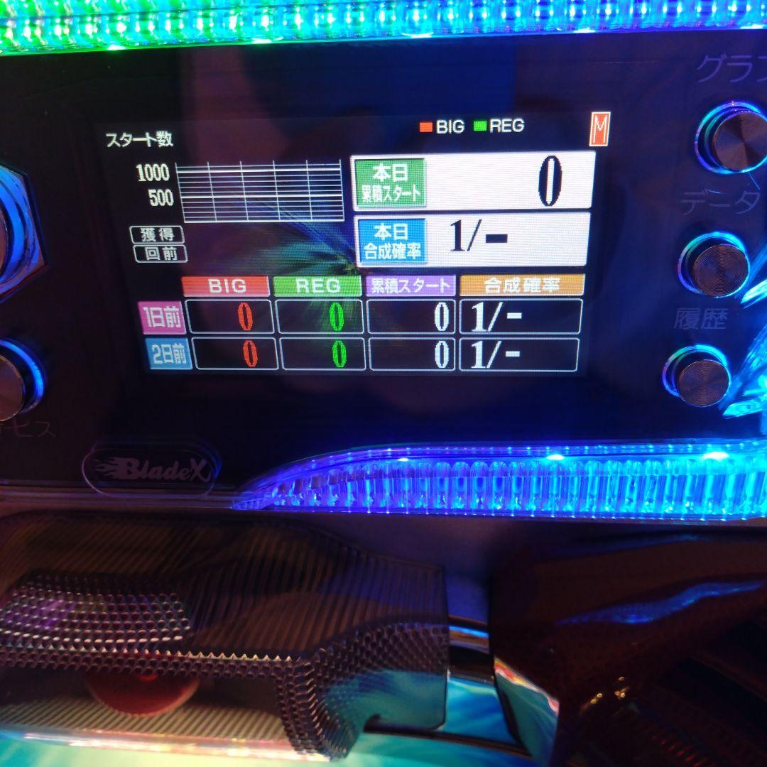 パチスロ　ブレイドX　データカウンター　スロット　実機　アクリル製　ステー付き