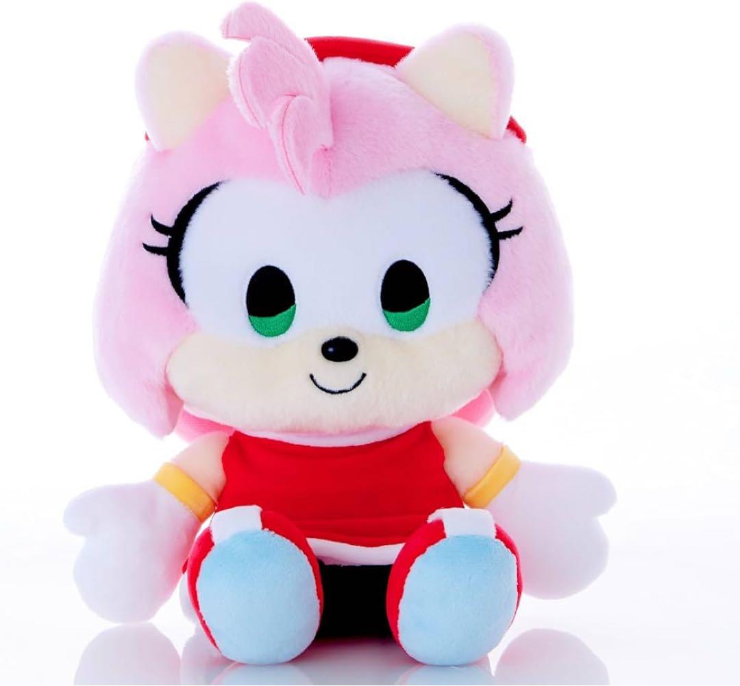 新品未開封 セガ SONIC＆FRIENDS ソニック エミー ぬいぐるみ M