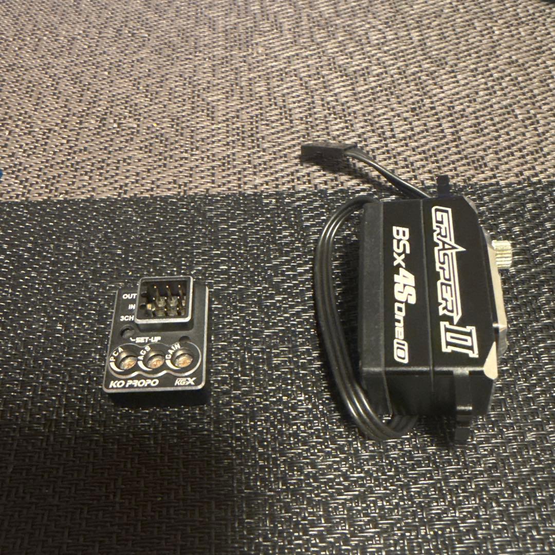 KOサーボグラスパー2ドリフトスペック◦ジャイロ KG-X セット ラジドリ