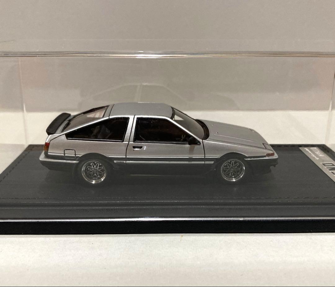 1/43 イグニッションモデル　AE86 GT Apex シルバー/ブラック