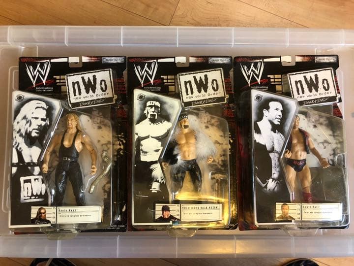 nWo(ホーガン、ナッシュ、ホール) ジャックスWWE フィギュア