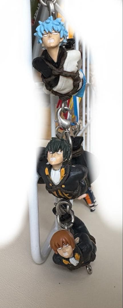 銀魂　坂田銀時　土方十四郎　沖田総悟　お縄　ストラップ　マスコット　プライズ