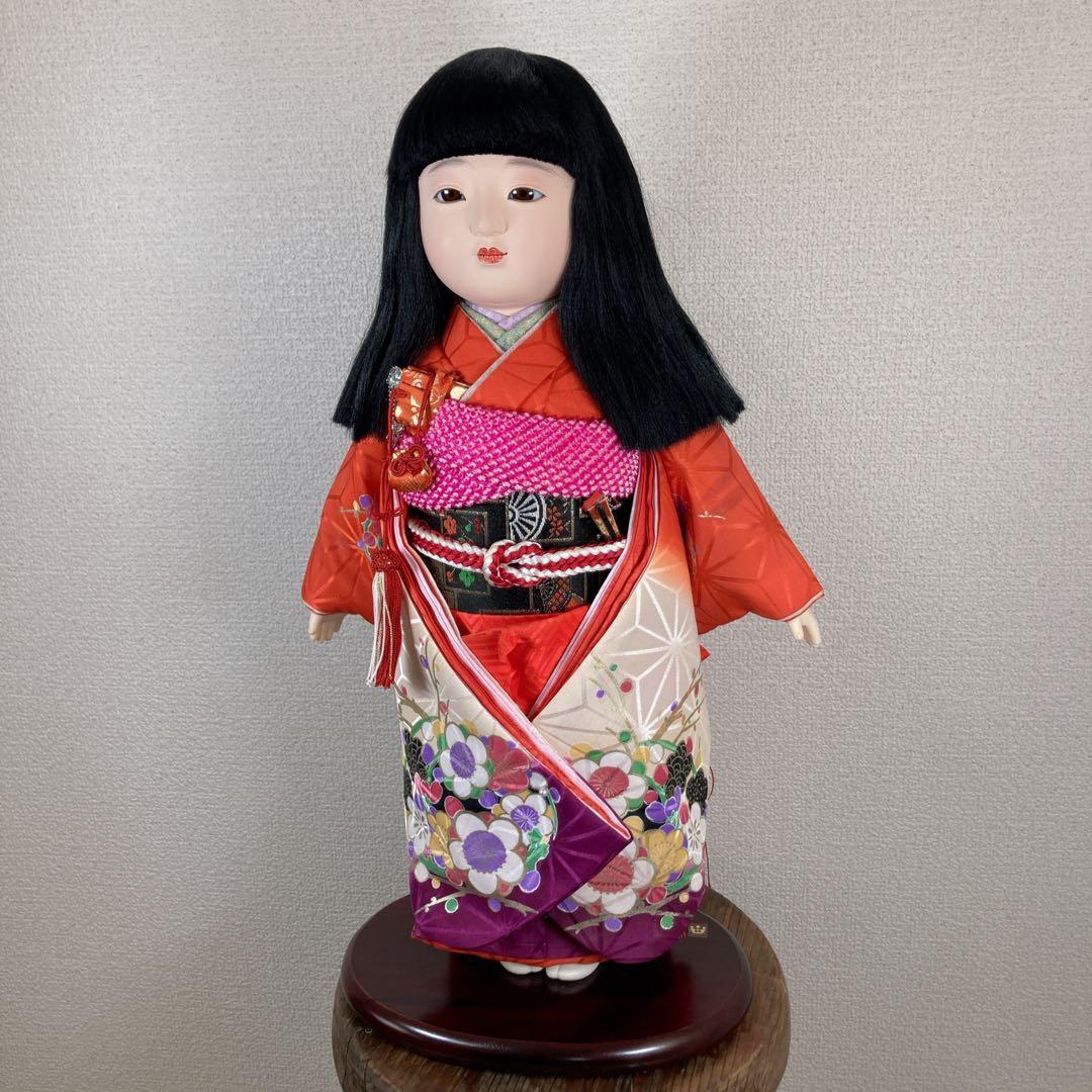 豪華 飾り市松 市松人形 45cm 着物 日本人形