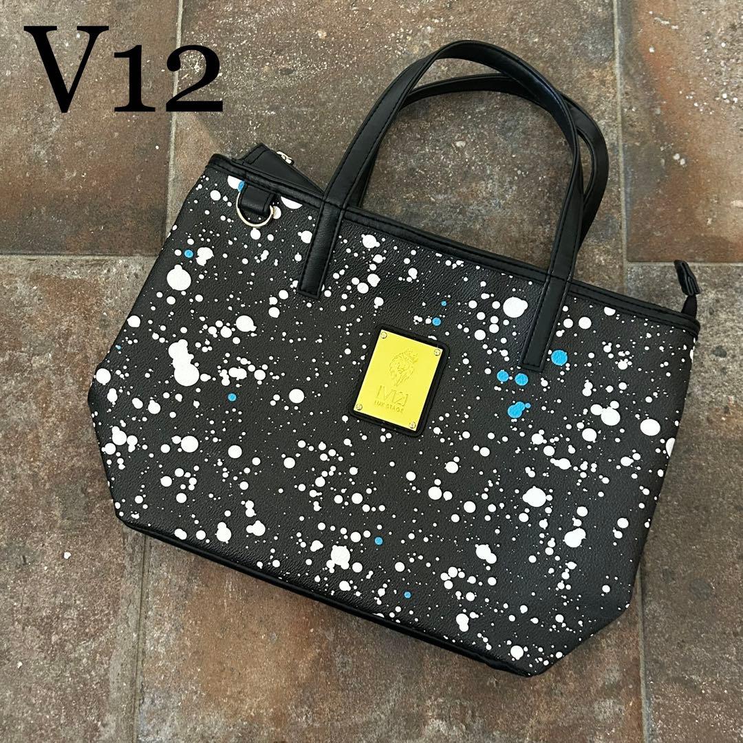 V12 カートバッグ　ゴルフ　ブラック系