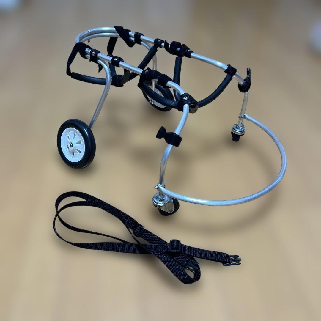 ポチの車イス　中古　アルミ製 調整可能　超小型犬