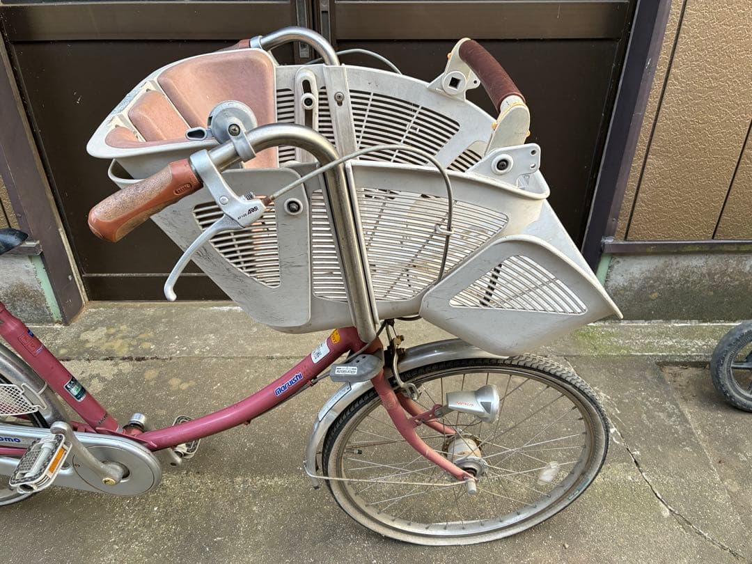 3人乗り自転車　子供乗せ自転車　修理必要なジャンク