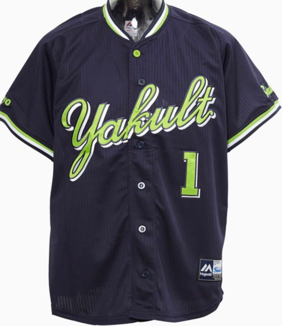 美品未着用、東京ヤクルトスワローズ　山田哲人　ビジター　ユニフォーム　L