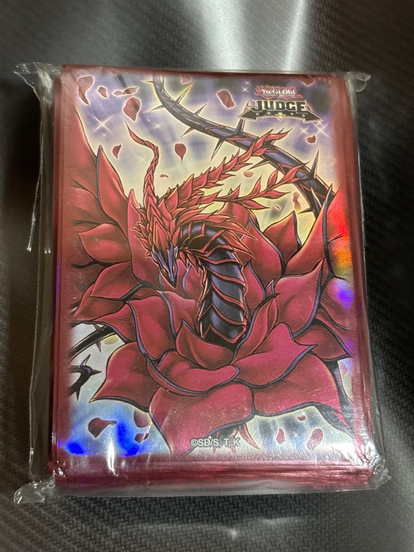 遊戯王 ブラックローズドラゴン 未開封 80枚 judge ジャッジ　スリーブ